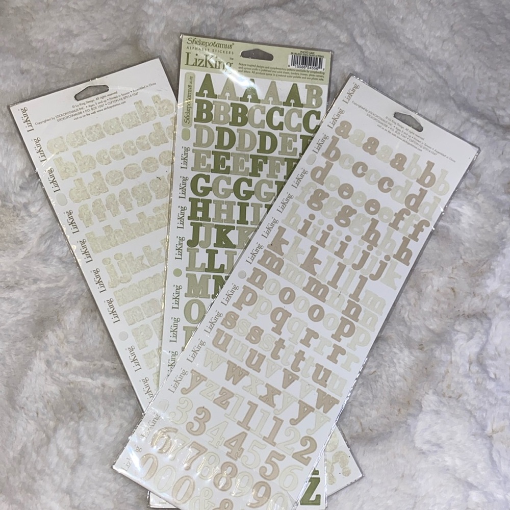 Alphabet Stickers Bundle